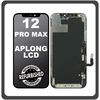 iPhone 12 Pro Max, iPhone 12 ProMax (A2411, A2342) APLONG LCD Display Screen Assembly Οθόνη + Touch Screen Digitizer Μηχανισμός Αφής Graphite Μαύρο (Ref By Apple) (Lifetime Warranty Για Συνεργατες B2B​)