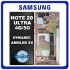 Γνήσια Original Samsung Galaxy Note20 Ultra 4G/5G, Dynamic AMOLED 2X LCD Display Screen Assembly Οθόνη + Touch Screen Digitizer Μηχανισμός Αφής + Frame Bezel Πλαίσιο Σασί Mystic Bronze No Camera GH82-31458A (Servive Pack By Samsung)