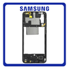 Γνήσια Original Samsung Galaxy A50 (SM-A505F, SM-A505FN) LCD Front Housing LCD Middle Frame Bezel Plate Μεσαίο Πλαίσιο Black Μαύρο GH97-22993A (Service Pack By Samsung)
