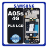 Γνήσια Original Samsung Galaxy A05s 4G (SM-A057F, SM-A057F/DS) PLS LCD Display Screen Assembly Οθόνη + Touch Screen Digitizer Μηχανισμός Αφής + Frame Bezel Πλαίσιο Σασί Black Μαύρο GH81-24364A / GH81-24365A (Service Pack By Samsung)
