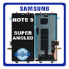 Γνήσια Original Samsung Galaxy Note 9 (SM-N960F, SM-N9600) Super AMOLED LCD Display Screen Assembly Οθόνη + Touch Screen Digitizer Μηχανισμός Αφής Black Μαύρο GH96-11759A / GH82-11948A (Service Pack By Samsung)