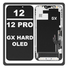 HQ OEM Συμβατό Για Apple iPhone 12 (A2403, A2172, A2402), iPhone 12 Pro (A2407, A2341, A2406) GX Hard OLED LCD Display Screen Assembly Οθόνη + Touch Screen Digitizer Μηχανισμός Αφής Black Μαύρο (Premium A+)