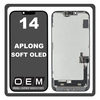 HQ OEM Συμβατό Για Apple iPhone 14 (A2882, A2649) APLONG SOFT OLED LCD Display Screen Assembly Οθόνη + Touch Screen Digitizer Μηχανισμός Αφής Black Μαύρο (Premium A+) (Lifetime Warranty Για Συνεργατες B2B​)
