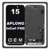 HQ OEM Συμβατό Με Apple iPhone 15 (A3090, A2846) APLONG InCell FHD, InCell-FHD LCD Display Screen Assembly Οθόνη + Touch Screen Digitizer Μηχανισμός Αφής Black Μαύρο (Premium A+) (0% Defective Returns)