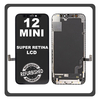 iPhone 12 Mini, iPhone12 Mini (A2399, A2176) Super Retina XDR OLED LCD Display Screen Assembly Οθόνη + Touch Screen Digitizer Μηχανισμός Αφής Black Μαύρο (Ref By Apple) (Lifetime Warranty Για Συνεργατες B2B​)