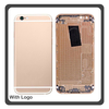 iPhone 6S, iPhone6S (A1633, A1688) Rear Back Battery Cover Middle Frame- Housing Πίσω Κάλυμμα Καπάκι Πλάτη Μπαταρίας - Σασί + Side Keys Πλαϊνά πλήκτρα  + Sim Tray Θήκη Κάρτας Gold Χρυσό (Ref By Apple)