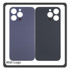 HQ OEM Συμβατό Με Apple iPhone 14 Pro (A2890, A2650) Aftermarket Rear Back Battery Cover with Camera Big Hole Πίσω Κάλυμμα Πλάτη Καπάκι Μπαταρίας Deep Purple Μωβ​ (Premium A+)