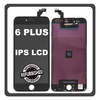 iPhone 6+, iPhone 6 Plus (A1522, A1524) IPS LCD Display Screen Assembly Οθόνη + Touch Screen Digitizer Μηχανισμός Αφής Black Μαύρο (Ref By Apple) (Lifetime Warranty Για Συνεργατες B2B​)