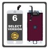 HQ OEM Συμβατό Με Apple iPhone 6 (A1549, A15862) Select Version IPS LCD Display Screen Assembly Οθόνη + Touch Screen Digitizer Μηχανισμός Αφής White Άσπρο Bulk (Premium A+)