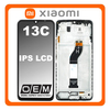 HQ OEM Συμβατό Με Xiaomi Redmi 13C 4G (23100RN82L, 23106RN0DA) IPS LCD Display Screen Assembly Οθόνη + Touch Screen Digitizer Μηχανισμός Αφής + Frame Bezel Πλαίσιο Σασί Black Μαύρο (Premium A+)