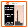 HQ OEM Συμβατό Με Xiaomi Redmi Note 13 Pro Plus 5G, Redmi Note 13 Pro+ 5G (23090RA98C, 23090RA98G) AMOLED LCD Display Screen Assembly Οθόνη + Touch Screen Digitizer Μηχανισμός Αφής Black Μαύρο (Premium A+)