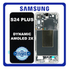 Γνήσια Original Samsung Galaxy S24 Plus, S24+ (SM-S926B, SM-S926B/DS) Dynamic LTPO AMOLED 2X LCD Display Screen Assembly Οθόνη + Touch Screen Digitizer Μηχανισμός Αφής + Frame Bezel Πλαίσιο Σασί Marble Grey Γκρι GH82-33410B (Service Pack By Samsung)