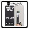 HQ OEM Συμβατό Με Motorola Moto G34 5G (XT2363-2) IPS LCD Display Screen Assembly Οθόνη + Touch Screen Digitizer Μηχανισμός Αφής Black Μαύρο (Premium A+)