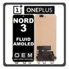 HQ OEM Συμβατό Με OnePlus Nord 3 (CPH2491, CPH2493) Fluid AMOLED LCD Display Screen Assembly Οθόνη + Touch Screen Digitizer Μηχανισμός Αφής Black Μαύρο (Premium A+)