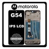 Γνήσια Original Motorola Moto G54 5G (XT2343-1, XT2343-2) IPS LCD Display Screen Assembly Οθόνη + Touch Screen Digitizer Μηχανισμός Αφής + Frame Bezel Πλαίσιο Σασί Black Μαύρο 5D68C23304 (Service Pack By Motorola)