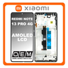 HQ OEM Συμβατό Με Xiaomi Redmi Note 13 Pro 4G (23117RA68G, 2312FPCA6G) AMOLED LCD Display Screen Assembly Οθόνη + Touch Screen Digitizer Μηχανισμός Αφής + Frame Bezel Πλαίσιο Σασί Black Μαύρο (Premium A+)