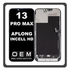 HQ OEM Συμβατό Με Apple iPhone 13 Pro Max (A2643, A2484) APLONG In-Cell-HD, InCell-HD LCD Display Screen Assembly Οθόνη + Touch Screen Digitizer Μηχανισμός Αφής With IC Removable Black Μαύρο (Premium A+) (Lifetime Warranty Για Συνεργατες B2B​)