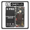 HQ OEM Συμβατό Με OnePlus 9 Pro (LE2121, LE2125) LTPO Fluid2 AMOLED LCD Display Screen Assembly Οθόνη + Touch Screen Digitizer Μηχανισμός Αφής + Frame Bezel Πλαίσιο Σασί Black Μαύρο (Premium A+)