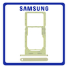Γνήσια Original Samsung Galaxy A25 5G (SM-A256E, SM-A256E/DS) SIM Card Tray + Micro SD Tray Slot Υποδοχέας Βάση Θήκη Κάρτας SIM Personality Yellow Κίτρινο GH98-48655C​ (Service Pack By Samsung)