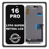 iPhone 16 Pro, iPhone 16Pro (A3293, A3083) LTPO Super Retina XDR OLED Οθόνη LCD Display Screen Assembly Οθόνη + Touch Screen Digitizer Μηχανισμός Αφής Black Μαύρο (Ref By Apple) (Lifetime Warranty Για Συνεργατες B2B​)
