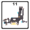Γνήσια Original For iPhone 11, iPhone11 (A2221, A2111), Charging Dock Connector Lightning Flex With Board Καλωδιοταινία Κονέκτορας Φόρτισης + Microphone Μικρόφωνο Yellow Κίτρινο Pulled