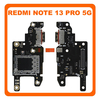 Γνήσια Original Xiaomi Redmi Note 13 Pro 5G (2312DRA50C, 2312CRAD3C), USB Type-C Charging Dock Connector Flex Sub Board, Καλωδιοταινία Υπό Πλακέτα Φόρτισης + Microphone Μικρόφωνο 5600040N1600 (Service Pack By Xiaomi)