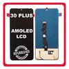New Refurbished TCL 30 Plus, TCL 30+ (T676K, T676J) AMOLED LCD Display Screen Assembly Οθόνη + Touch Screen Digitizer Μηχανισμός Αφής Tech Black Μαύρο