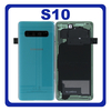 HQ OEM Συμβατό Με Samsung Galaxy S10 (SM-G973F, SM-G973U, SM-G973W) Rear Back Battery Cover + Camera Lens Πίσω Κάλυμμα Καπάκι Πλάτη Μπαταρίας + Τζαμάκι Κάμερας Prism Green Πράσινο (Premium A+)