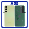 HQ OEM Συμβατό Με Samsung Galaxy A55 5G (SM-A556V, SM-A556B) Rear Back Battery Cover + Camera Lens Πίσω Κάλυμμα Καπάκι Πλάτη Μπαταρίας + Τζαμάκι Κάμερας Lemon Κίτρινο​ (Premium A+)