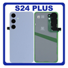 HQ OEM Συμβατό Με Samsung Galaxy S24 Plus, S24+ (SM-S926B, SM-S926B/DS) Rear Back Battery Cover Πίσω Κάλυμμα Καπάκι Μπαταρίας + Camera Lens Τζαμάκι Κάμερας Sapphire Blue Μπλε (Premium A+)