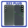 HQ OEM Συμβατό Με Samsung Galaxy S23+ 5G (SM-S916B, SM-S916B/DS) Rear Back Battery Cover Πίσω Κάλυμμα Καπάκι Πλάτη Μπαταρίας + Camera Lens Τζαμάκι Κάμερας Green Πράσινο (Premium A+)