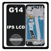 Γνήσια Original Motorola Moto G14 (PAYF0010IN) IPS LCD Display Screen Assembly Οθόνη + Touch Screen Digitizer Μηχανισμός Αφής + Frame Bezel Πλαίσιο Σασί Black Μαύρο (Service Pack By Motorola)
