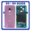 Original Γνήσιο Samsung Galaxy S9 S9 Duos G960 (G960F, G960F/DS, G960U, G960W, G9600) Rear Back Battery Cover Πίσω Κάλυμμα Πλάτη Καπάκι Μπαταρίας + Camera Lens Τζαμάκι Κάμερας Violet Μωβ GH82-15875B (Service Pack By Samsung)
