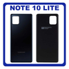OEM HQ Samsung Galaxy Note 10 Lite , Note10 Lite N770 (SM-N770F, SM-N770F/DS, SM-N770F/DSM) Rear Back Battery Cover Πίσω Κάλυμμα Καπάκι Μπαταρίας Black Μαύρο (Premium A+)
