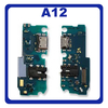 Γνήσιο Original Samsung Galaxy A12 A125 SM-A125F USB Charging Board Καλωδιοταινία Φόρτισης + Microphone Μικρόφωνο + Audio Jack Θύρα Ακουστικών GH96-14044A (Service Pack By Samsung)