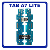HQ OEM Συμβατό Με Samsung Galaxy Tab A7 Lite (SM-T220, SM-T225) USB Type-C Charging Dock Connector Flex Sub Board, Καλωδιοταινία Υπό Πλακέτα Φόρτισης + Microphone Μικρόφωνο + Audio Jack Θύρα Ακουστικών (Premium A+)