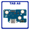 HQ OEM Συμβατό Με Samsung Galaxy Tab A8 10.5" (SM-X200, SM-X205) USB Type-C Charging Dock Connector Flex Sub Board, Καλωδιοταινία Υπό Πλακέτα Φόρτισης + Microphone Μικρόφωνο (Premium A+)