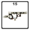 HQ OEM Συμβατό Με iPhone 15 , iPhone15 (A3090, A2846) Volume Button Flex Cable Κουμπί Έντασης Ήχου (with Metal Bracket) (Premium A+)