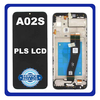 Original Γνήσιο Samsung Galaxy A02S A 02S A025 (SM-A025G/DS) LCD Display Screen Οθόνη + Touch Screen Digitizer Μηχανισμός Αφής + Frame Πλαίσιο Black Μαύρο GH81-20181A (Service Pack By Samsung)
