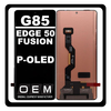 HQ OEM Συμβατό Με Motorola Moto G85 (XT2427-3) / Motorola Edge 50 Fusion, P-OLED LCD Display Screen Assembly Οθόνη + Touch Screen Digitizer Μηχανισμός Αφής Black Μαύρο (Premium A+)