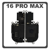 HQ OEM Συμβατό Με Apple iPhone 16 Pro Max, iPhone 16 ProMax (A3296, A3084) Buzzer Loudspeaker Sound Ringer Module Ηχείο Μεγάφωνο (Premium A+)