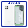 Γνήσια Original Samsung Galaxy A22 (SM-A225F, SM-A225F/DS) Rear Battery Cover Πίσω Καπάκι Μπαταρίας White Άσπρο GH82-26518B (Service Pack By Samsung)
