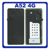 Γνήσια Original Samsung Galaxy A52 (SM-A525F, SM-A525F/DS) Rear Battery Cover Πίσω Καπάκι Μπαταρίας Black Μαύρο GH82-25427A (Service Pack By Samsung)