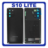 Γνήσια Original Samsung Galaxy S10 Lite (SM-G770F, SM-G770F/DS) Rear Battery Cover Πίσω Καπάκι Μπαταρίας Prism Black Μαύρο GH82-21670A (Service Pack By Samsung