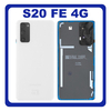 Γνήσια Original Samsung Galaxy S20 FE 4G (SM-G780F, SM-G780F/DSM) Rear Battery Cover Πίσω Καπάκι Μπαταρίας Cloud White Άσπρο GH82-24263B (Service Pack By Samsung)
