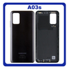 Γνήσια Original Samsung Galaxy A03s (SM-A037G, SM-A037U​) Rear Back Battery Cover Πίσω Κάλυμμα Καπάκι Πλάτη Μπαταρίας Black Μαύρο GH81-21266A (Service pack By Samsung)