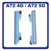 Γνήσια Original Samsung Galaxy A72 (SM-A725F, SM-A725F/DS), A72 5G (SM-A726B, SM-A726B/DS) Volume Button External Side Keys Πλαινό Πλήκτρο Κουμπί Ρύθμισης Έντασης Ήχου Awesome Blue Μπλε GH98-46399B (Service Pack By Samsung)
