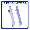 Γνήσια Original Samsung Galaxy A72 (SM-A725F, SM-A725F/DS), A72 5G (SM-A726B, SM-A726B/DS) Volume Button External Side Keys Πλαινό Πλήκτρο Κουμπί Ρύθμισης Έντασης Ήχου Awesome Violet Βιολετή GH98-46399C (Service Pack By Samsung)