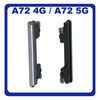 Γνήσια Original Samsung Galaxy A72 (SM-A725F, SM-A725F/DS), A72 5G (SM-A726B, SM-A726B/DS)  Volume Button External Side Keys Πλαινό Πλήκτρο Κουμπί Ρύθμισης Έντασης Ήχου Awesome Black Μαύρο GH98-46399A (Service Pack By Samsung)