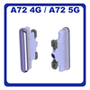Γνήσια Original Samsung Galaxy A72 (SM-A725F, SM-A725F/DS), A72 5G (SM-A726B, SM-A726B/DS) Power Key On/Off Πλήκτρo Εκκίνησης Awesome Violet Βιολετή GH98-46285C​ (Service Pack By Samsung)